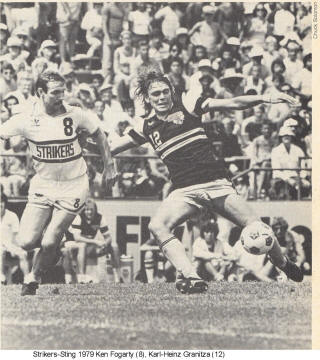 NASL Soccer Ft. Lauderdale Strikers 79 Home Ken Fogarty Sting Karl-Heinz Granitz