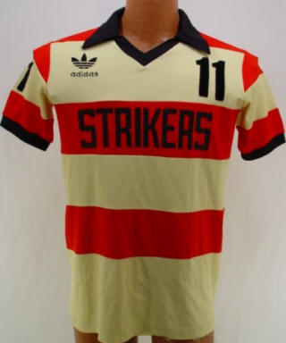 NASL Soccer Ft. Lauderdale Strikers 80 Road Jersey Jeff Cacciatore