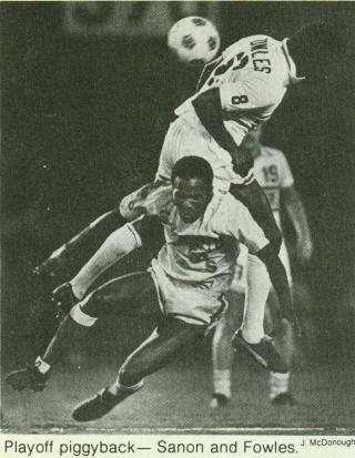 NASL Soccer Ft. Lauderdale Strikers 1981 Home Back Colin Fowles, Sockers, Manu Sanon