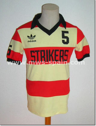 NASL Soccer Ft. Lauderdale Strikers 81 Road Jersey Elias Figueroa (2)