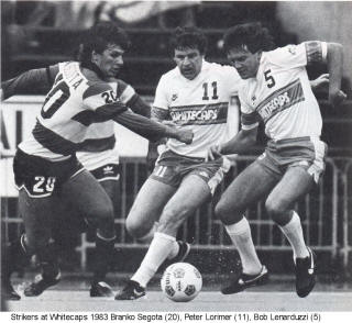 NASL Soccer Ft. Lauderdale Strikers 83 Road Back Branko Segota