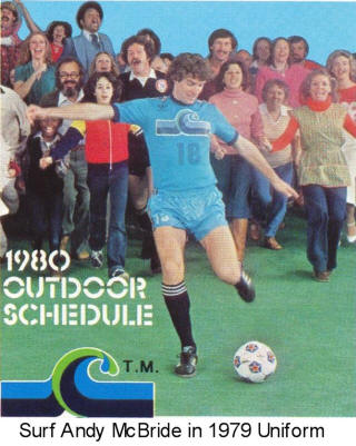 NASL Soccer California Surf 79 Road Andy McBride