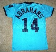 NASL Soccer California Surf 80-81 Road Jersey Laurie Abrahams Back