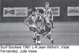 NASL Soccer California Surf 81 Road Back Vidal Fernandez Sockers Willrich Veee