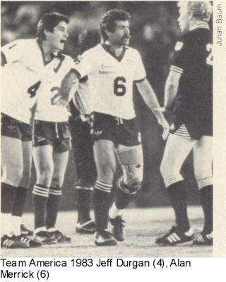 NASL Soccer Team America 83 Home Alan Merrick