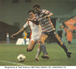 NASL Soccer Team America 83 Road Pedro DeBrito Roughnecks