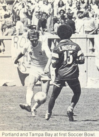 Tampa Bay Rowdies Portland Timbers 1975 Home Barry Lynch, Mark Lindsay