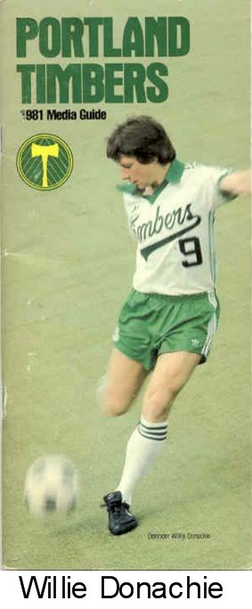 NASL Soccer Portland Timbers 81 Home Willie Donachie