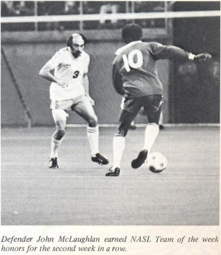 NASL Soccer Vancouver Whitecaps 76 Road Back Art Welch