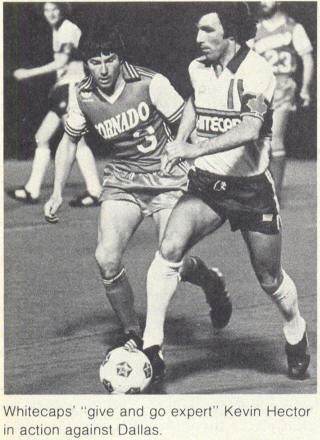 NASL Soccer Vancouver Whitecaps 79 Home Kevin Hector\