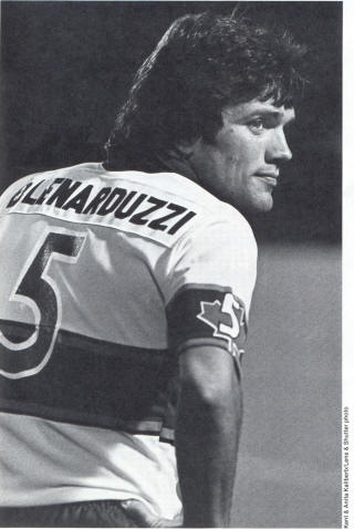 NASL Soccer Vancouver Whitecaps 80 Home Back Bob Lenarduzzi