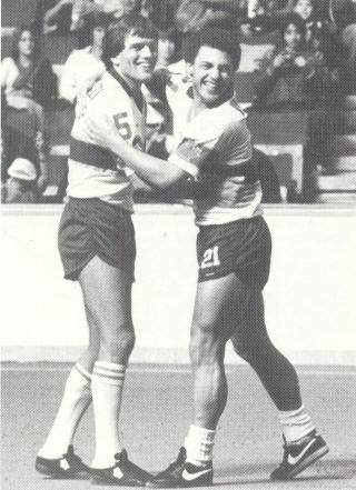 NASL Soccer Vancouver Whitecaps 80-81 Indoor Home Carl Valentine, Bob Lenarduzzi