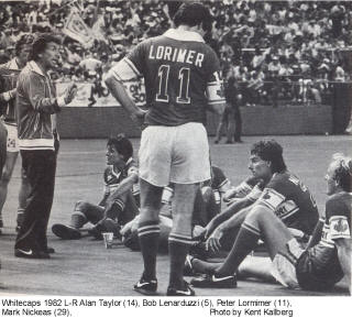 NASL Soccer Vancouver Whitecaps 82 Road Back Peter Lorimer